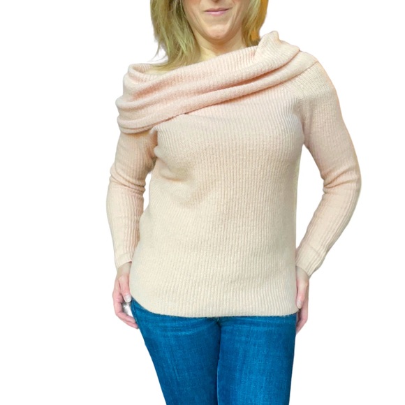 Forever 21 Pink Versatile Cowl Neck Sweater - Picture 4 of 8